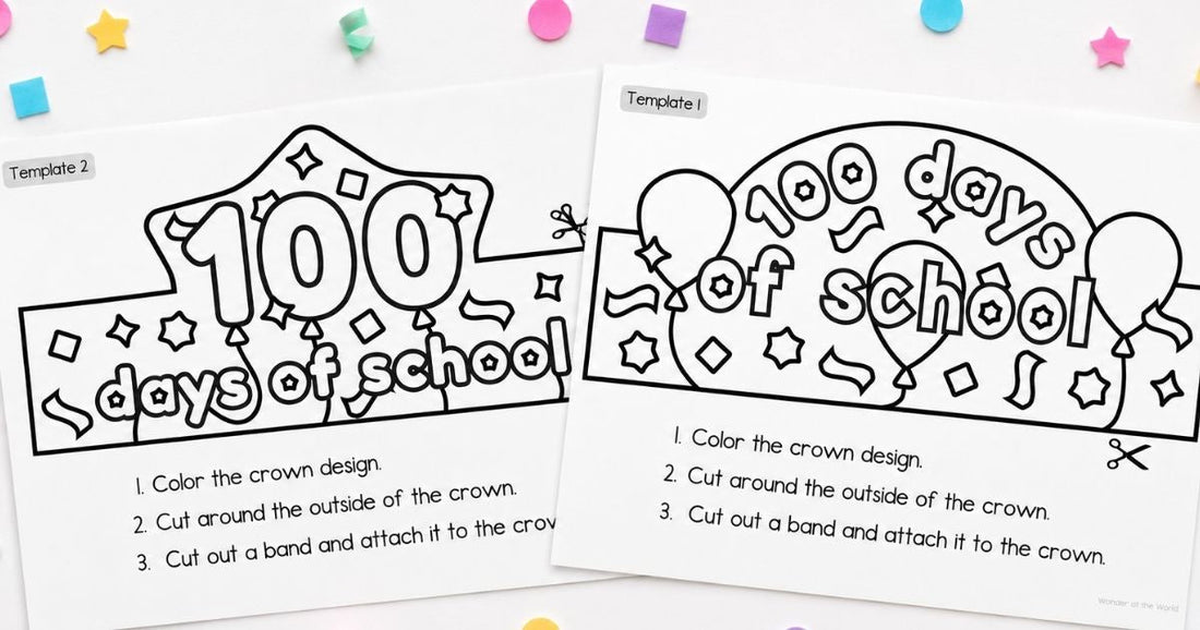 3 fun craft ideas to celebrate 100 days of school