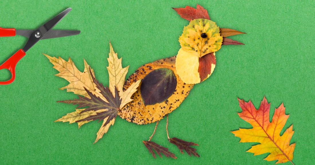 Crafting leaf animals – a fun and creative fall autumn nature activity
