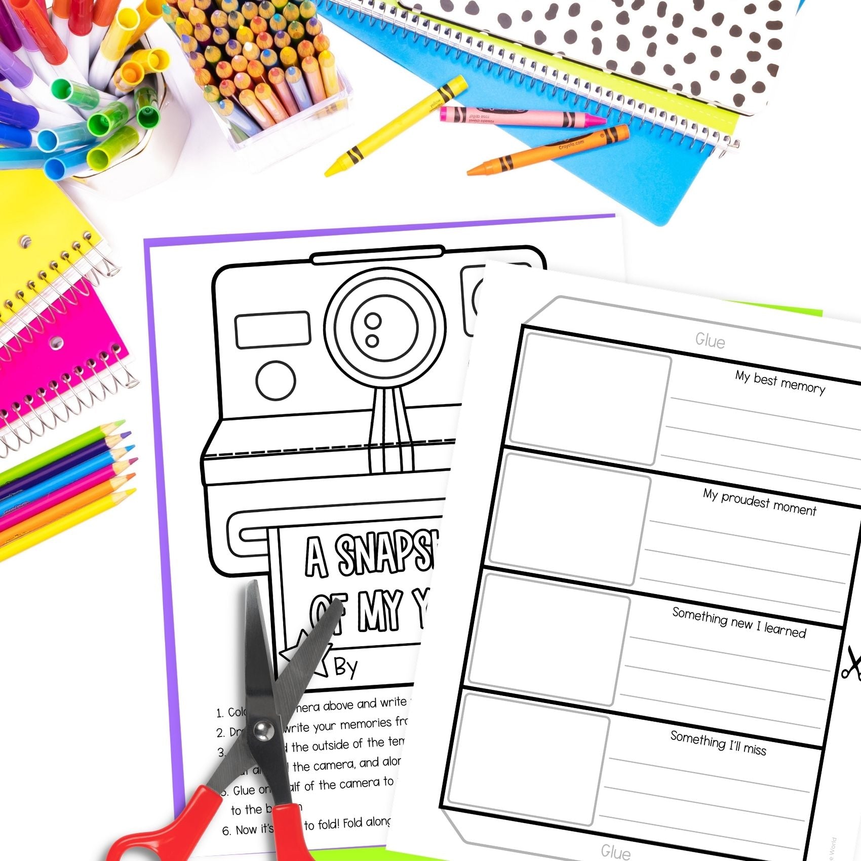 A snapshot of my year last week of school writing craft