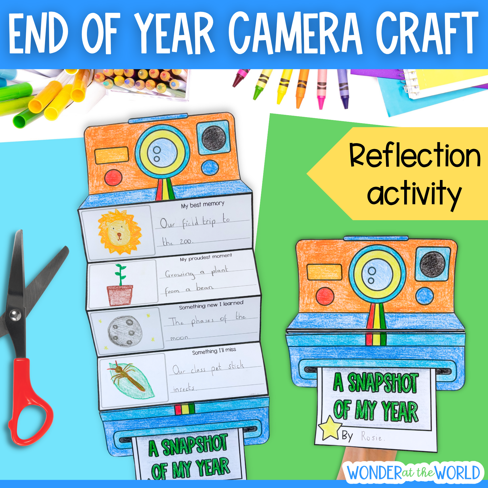A snapshot of my year last week of school writing craft