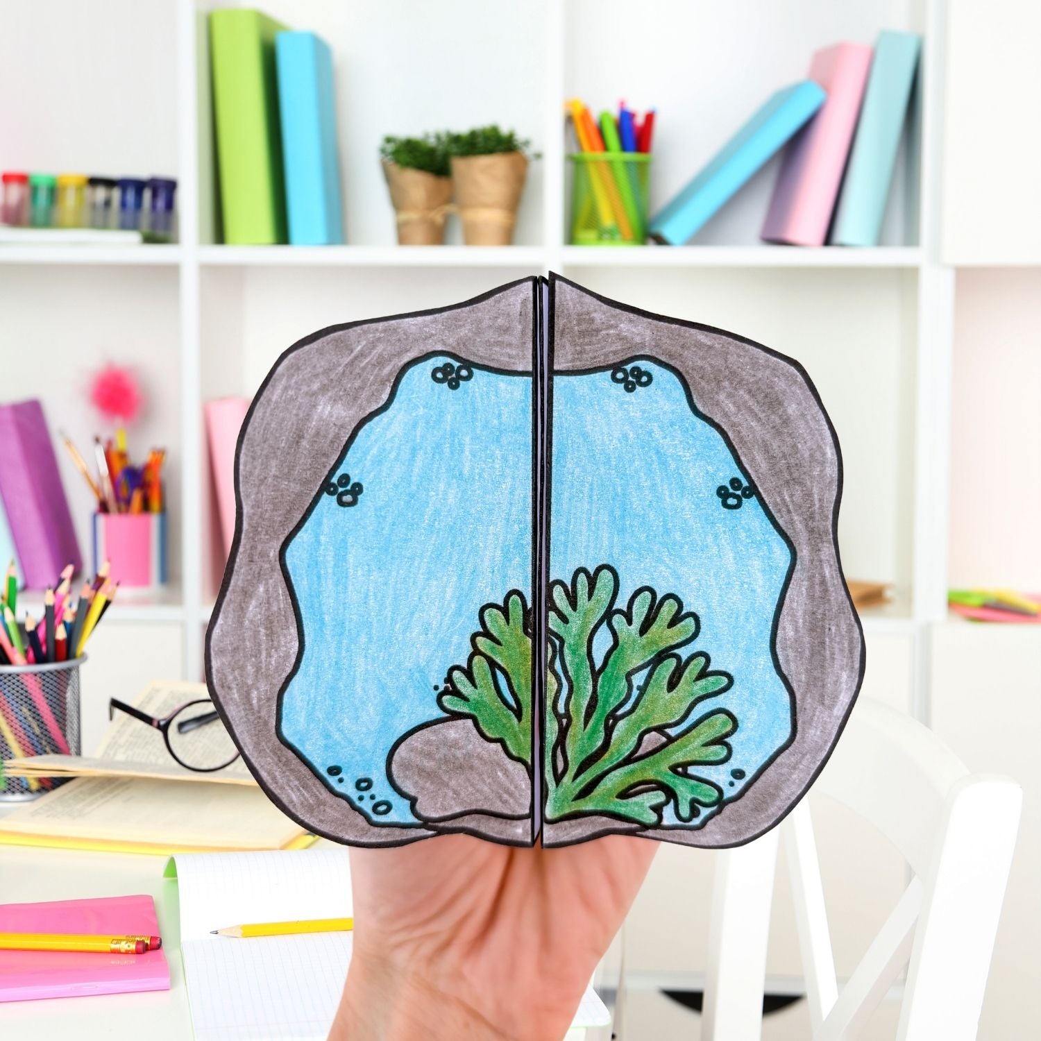 Animal Microhabitats science foldout activity