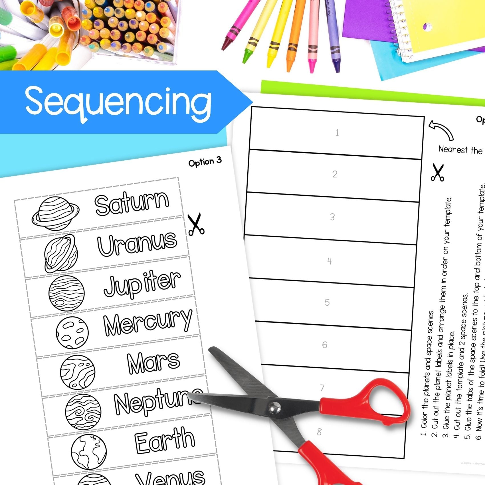 Planets in the Solar System sequence and fold activity