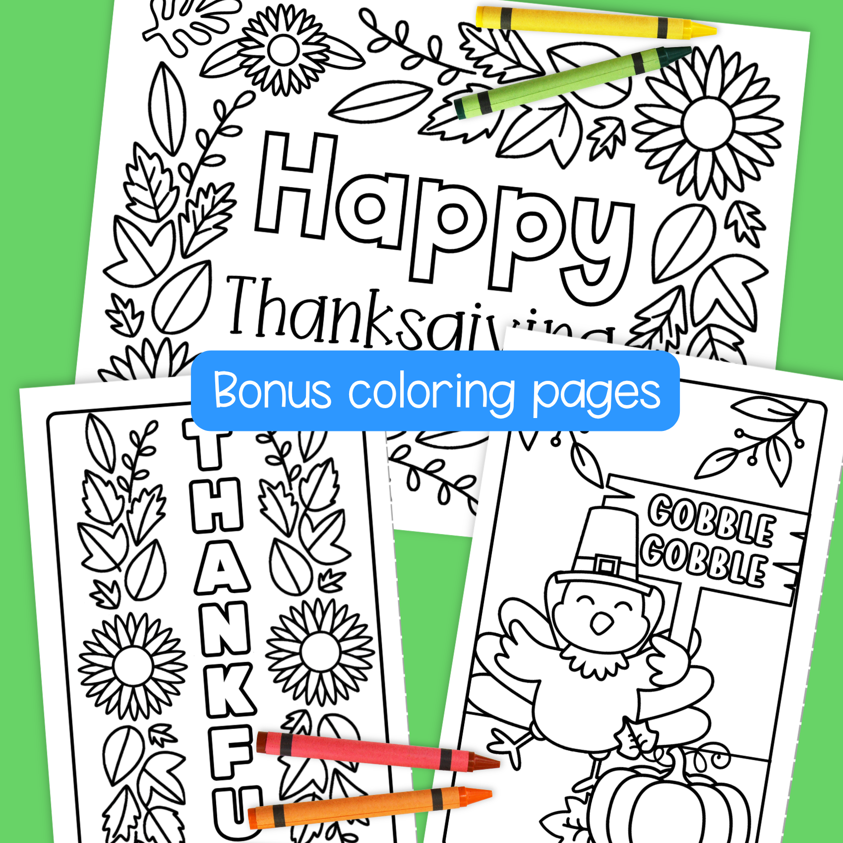 Thanksgiving turkey reflection craft activity I am thankful gratitude craftivity