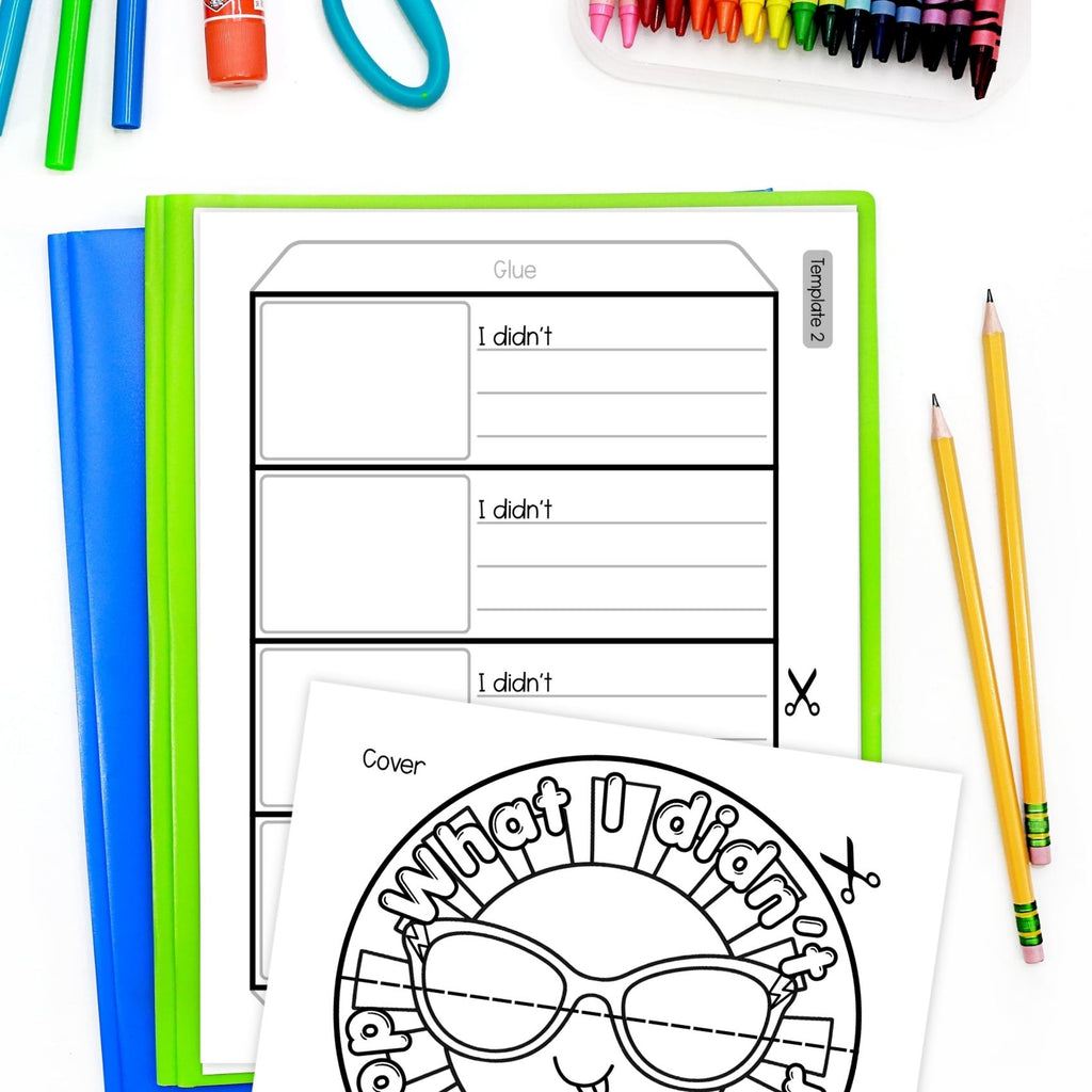 What I didn't do this summer creative writing craft for first week of school