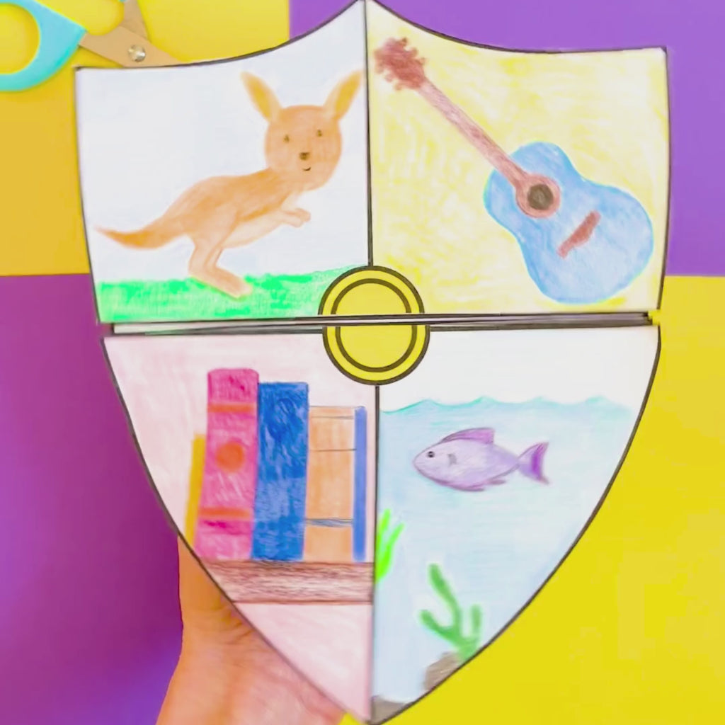 All about me coat of arms craft shield craft writing activity