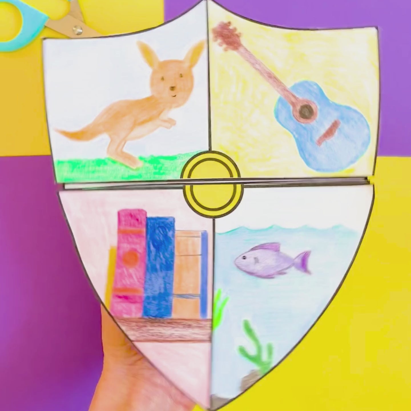 All about me coat of arms craft shield craft writing activity